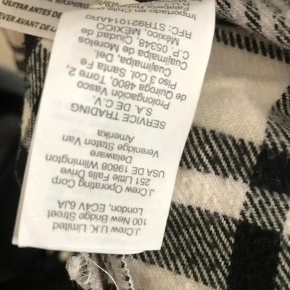 Madewell Flannel Oversized Ex-Boyfriend Shirt in Romana Plaid XS - Picture 11 of 13